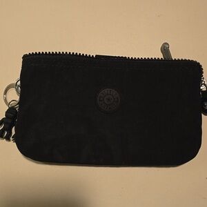 NWOT Kipling Black Nylon Coin and Accessory Pouch